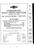 Next Page - Master Parts List Six Cylinder Models August 1941
