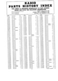 Previous Page - Radio Parts Catalog and Dealer Price Schedule March 1958
