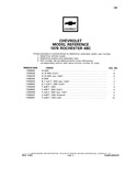 Next Page - Chassis and Body Parts Catalog P&A 10 May 1981