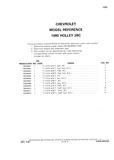 Previous Page - Chassis and Body Parts Catalog P&A 10 May 1981