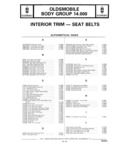 Previous Page - Parts Catalog 31 July 1987
