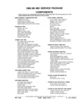 Previous Page - Parts and Illustration Catalog P&A 17F June 1988